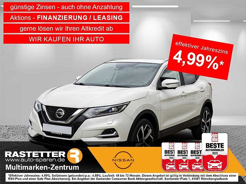 Nissan Qashqai DIG-T tekna BOSE+Navi+19Z+360+LED+SHZ+PDC+Privacy+Teilled+LED+iKey