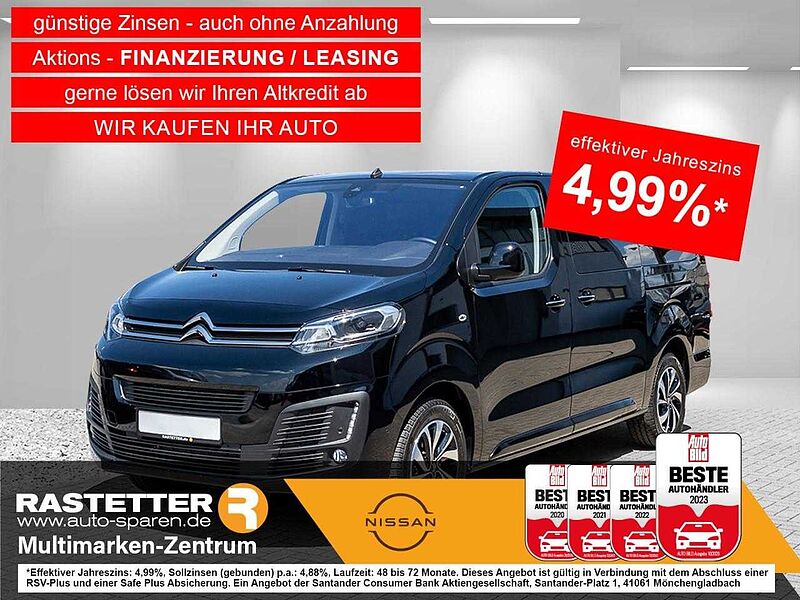 Citroen Spacetourer 180 XL EAT8 Business 9S+Pano+ACC+Kamera+CarPlayNavi+Keyless+Xenon+DriveAssist+Gr