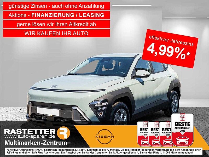 Hyundai KONA T-GDI Comfort 5Jahre+Navi+virtCP+Kamera+SHZ+PDC+LED+Klima+SmartKey+LMF