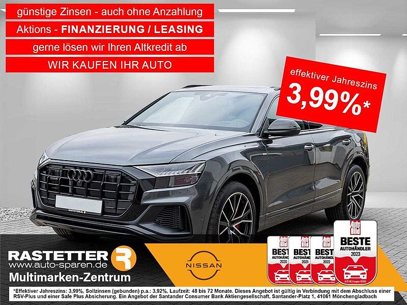 Audi Q8 60TFSIe competition plus S-line+Valcona+PanoSD+Carbon+Headup+22Z+360+Matrix+Soft