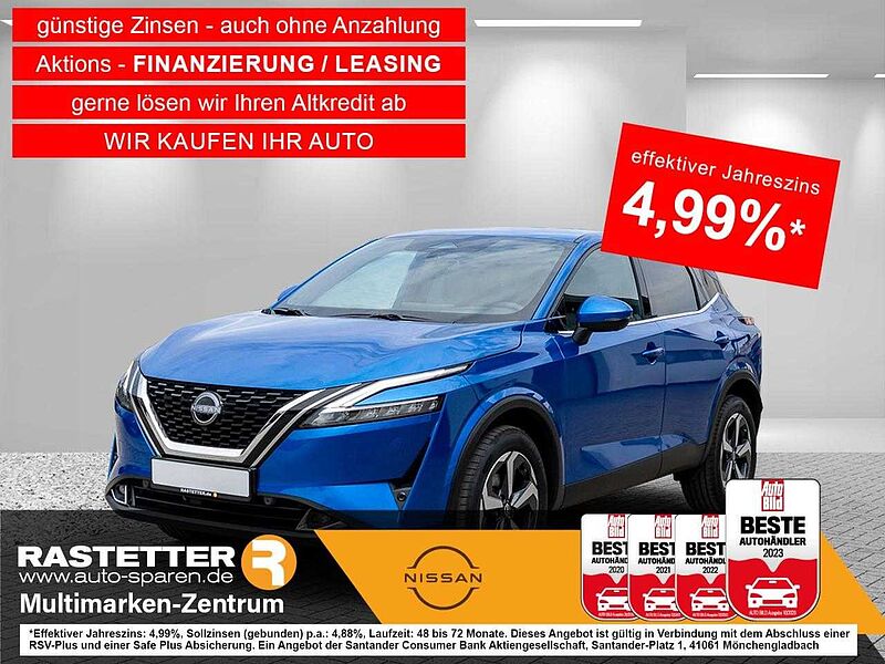 Nissan Qashqai DIG-T Xtronic tekna Matrix+ProPilot+HUD+ACC+eHeckkl+iKey+Navi+virtCP+360+SHZ+Pri