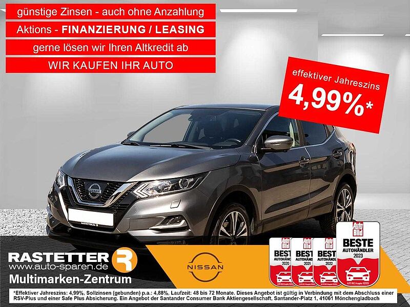 Nissan Qashqai dCi n-connecta AHK+Navi+360+SHZ+PDC+Privacy+Klimaaut+iKey+LMF+Temp