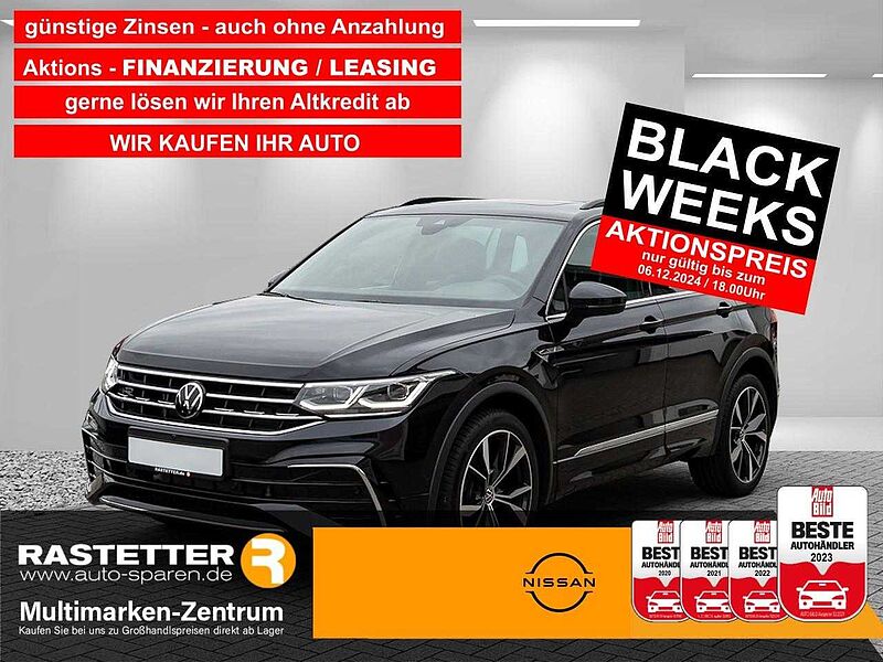 Volkswagen Tiguan TDI DSG R-Line Leder+PanoSD+AHK+Matrix+Navi+360+ParkAss+IQ. Drive+eHeckkl+Memo