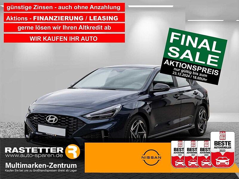 Hyundai i30 Fastback T-GDI 48V N Line Navi+virtCP+18Z+Kamera+SHZ+PDC+Privacy+LED+Klimaaut+Te