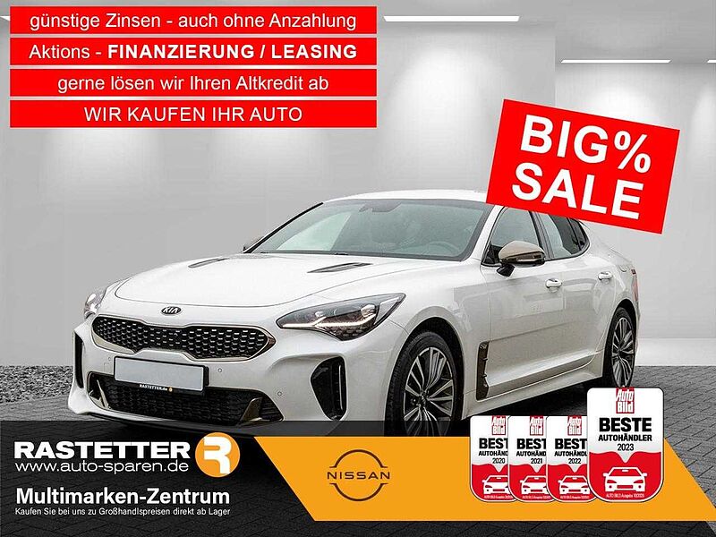 Kia Stinger CRDi AWD GT Line Leder+Navi+HUD+ACC+360+SHZ+PDC+Memo+LED+SmartKey+18Z